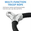 HXD-ERGO Ergonomic Tricep Rope Cable Attachment, 36 Inch Lat Pull
