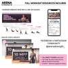 Arena Strength Long Fabric Resistance Bands - Full Body Resistance