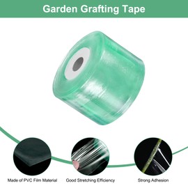 M METERXITY 1-Pack Grafting Tape, 131yards x 1.6"(L x W) Tree Grafting Tape Per Pack, Plant Repair, Stretchable Floristry Film for Tree/Fruit/Poly Budding