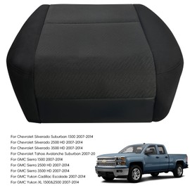 ONYUOKU Driver Seat Cover Replacement Cloth for 2007-2014 Chevy Silverado 1500 2500HD 3500HD Tahoe Suburban Avalanche GMC Sierra Yukon, Front Driver Bottom Cushion Cover Protector