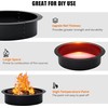 36-Inch Smokeless Fire Pit Ring, Easy 8-Piece Iron Sheet Assembly,