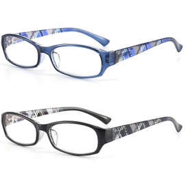 RaoOG Reading Glasses for Women with Spring hinges 1.50 Lightweight Computer Readers with Blue Light Protection and Case