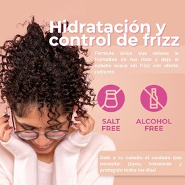 LATINOIL Crema para definir rizos – Aceite de semillas de chía acondicionador para cabello rizado, tratamiento anti encrespamiento y peinado, crema pa