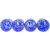 Stephanie Imports Set of 4 Handcrafted Double Old-Fashioned Confetti Drinking