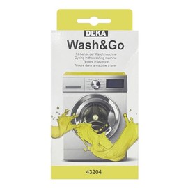DEKA Wash & Go Washing Machine Paint for 500 g Fabric - Lemon