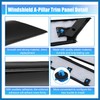 A ABSOPRO Pair Windshield A-Pillar Trim Panel for Ford Flex
