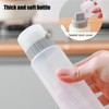 TuoTu Porous Squeeze Bottles with Scale, 6Oz Clear Squeeze Squirt
