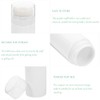 Toddmomy 2PCS Talquera Portátil Vacía 15cm Plástico Blanco
