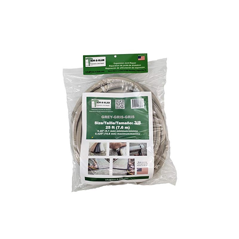 Trim-A-Slab 3/8" 25' Grey