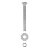 1/2" x 5" (25 Pack) Galvanized Carriage Bolt Kit, Hot