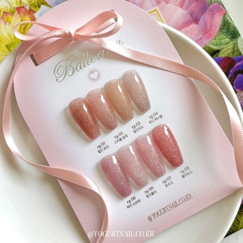 Yogurt Gel Ballerina Glitter Gel Single Item / 요거트젤 발레리나