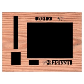 2023 Diploma & Tassel Picture Frame (18x24 (holds 5x7 Photo, 11x14 Diploma), Cherry)