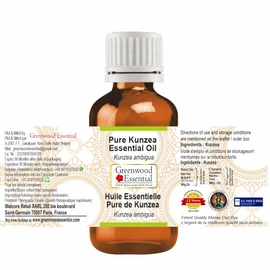 Greenwood Essential Pure Kunzea Essential Oil (Kunzea ambigua) Steam Distilled 100ml (3.38 oz)