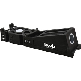 kwb Pocket Hole Drilling Template, Includes Drill, Depth Stop and TX-20 Bit, Precise Corner Joints for Furniture and Shelf Construction, Suitable for Various Board Thicknesses