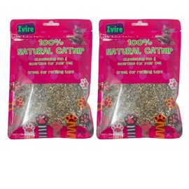 Zvire Catnip 100% Natural Catnip, 30g x 2 Pack, Stimulates And Pleases Cats