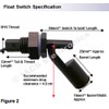 IACS Float Switch Kit 1 (FK1-12VDC) Polypropylene PP Side-Entry with