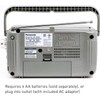 Panasonic RF-2400 AM/FM Radio, Silver