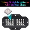 LCH NEW 12x RGB LED Pods Rock Light Kit Underbody