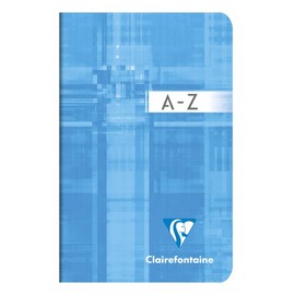 Clairefontaine 63599AMZC - Set of 2 Vocabulary Books, 48 Sheets, 9 x 14 cm, 90 g, Squared, 1 Set, Assorted Colours