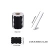 120pcs/roll Removable Chalkboard Blank Sticker & 1 Count Marker Pen, Kitchen