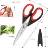 iBayam 2 Pack Heavy Duty Kitchen Scissors Super Sharp Comfort