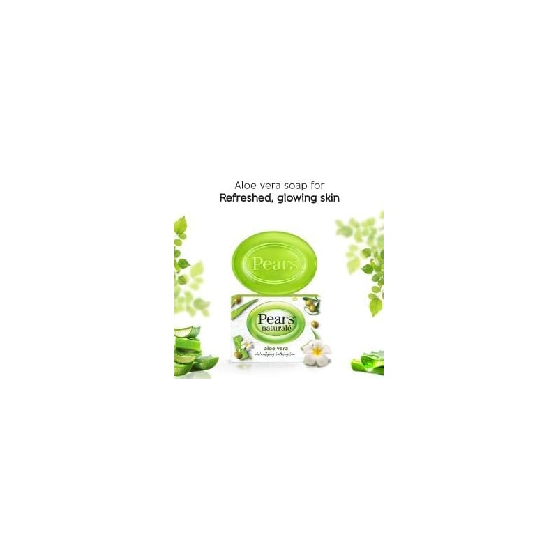 Pears Naturale Aloe Vera Soap Bars 100g 6 Pack +