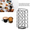 Coffee Pods Holder Pre Assembled Stainless Steel 360 Degree Rotating