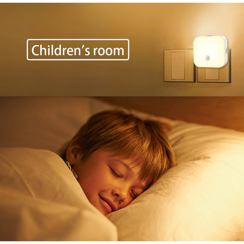 mohigher Night Light with Motion Sensor, LED Night Light Socket