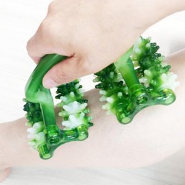 Manual Acupressure Roller Massager for Calves and Arms Handle 10ea
