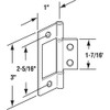 Prime-Line N 6656 Bi-Fold Door Non-Mortise Hinge, Brass Plated Steel