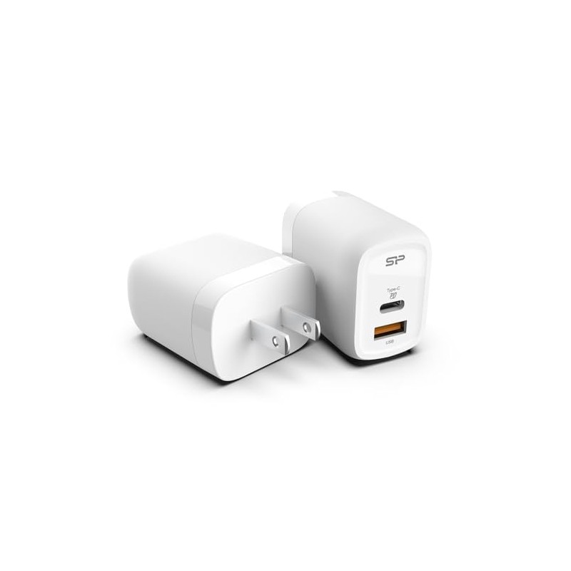 Silicon Power Boost Charger QM25, USB Dual-Output Type-A and Type-C