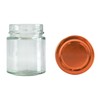 GPK4ALL 5oz Glass Jar with Metal Lids, Pack of 12