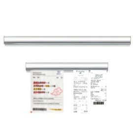 Order Clipper Ticket Holder Holder Order Insert, No Hole in Wall, Slip Holder, Easy to Apply, Can be Used in Restaurants, Kitchens, Takeaways, Notebooks, Kitchens, Etc., Silver, 1 Piece Set, 11.8
