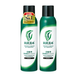 Sastty Carbonated Color Shampoo for Gray Hair (Black) 6.3 oz (180 g) x 2 Bottles