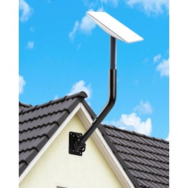 Adjustable Starlink Roof Mount，Starlink Roof Pole Mounting Kit for Starlink Internet Kit Satellite with Starlink Wall Mount Adapter Compatible V2 Starlink，Starlink Accessories