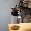 Lehman's Manual Coffee Grinder with Mason Jar Grounds Storage, Comfortable