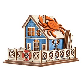 Ginger Cottages Ornaments Crab Shack Wooden Ornaments for Christmas Tree