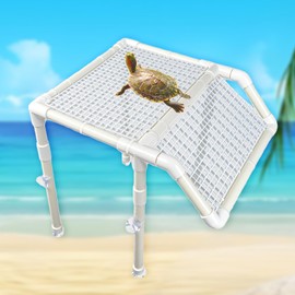 StellarOcean Turtle Tank Accessories, Extra Large Turtle Basking Platform for Aquatic Turtles, Aquarium Dock for 50/65/75/90/125Gal (SW-13')