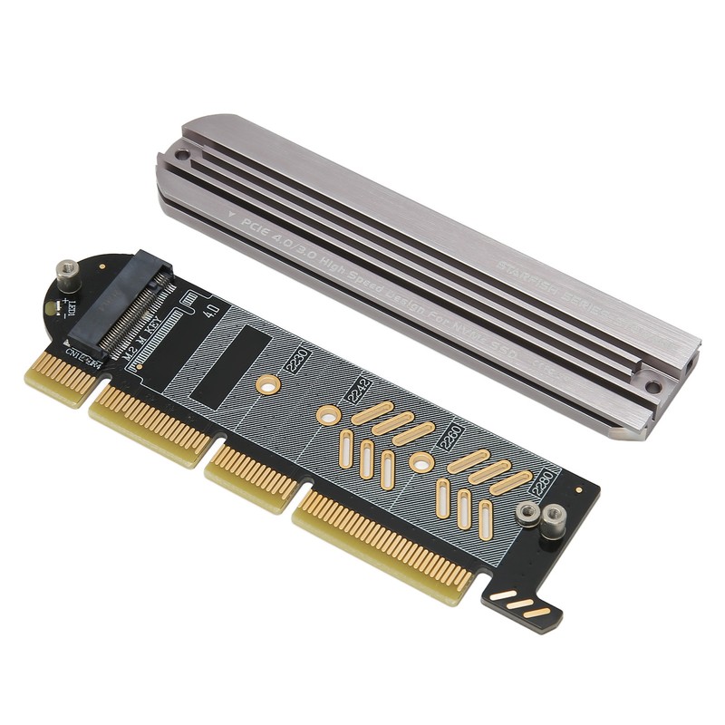 M.2 NVMe SSD to PCIe Adapter PCIe 4.0 Aluminium Alloy