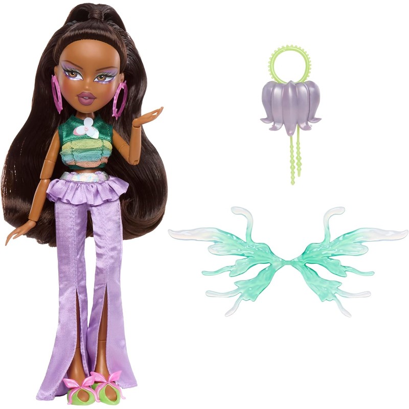 Bratz, Fashion Pixiez Reimagined Doll Sasha, Muñeca de Moda para