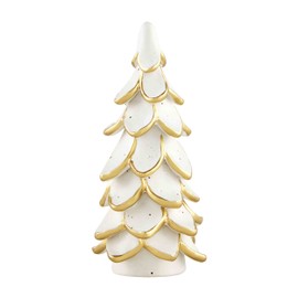 Mud Pie Gold Cermaic Tree, 6" x 3", Small