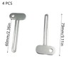 Toothpaste Squeezer, 4 Pcs Metal Manual Toothpaste Squeezer Roller Stainless