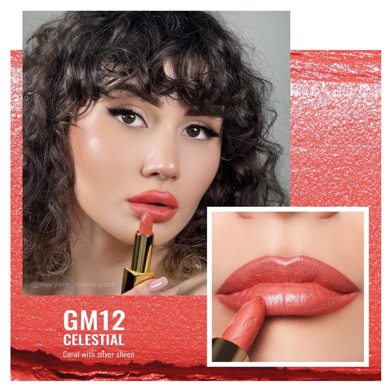 Oulac Metallic Shine Lipstick Long Lasting Lip Color Set 1