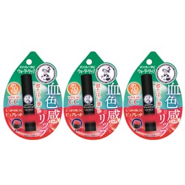 Mentholatum Water Lip Tone Up CC Pure Red x 3 Pieces