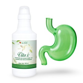 Clorofila Líquida Concentrado para Agua Clorofila Menta Hierbabuena - 500ml Ga Tlali - Beneficios Clorofila Liquida - Tomar Bebida Refrescante - Digestión, Antioxidante - Ingredientes Naturales
