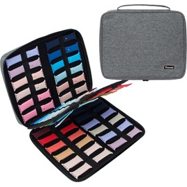 PACMAXI - 48 correas de reloj, funda de transporte para la mayoría de tamaños de correas de reloj, organizador para correas de reloj con capacidad para 48 piezas, solo bolsa (gris)