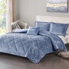 Intelligent Design Felicia Luxe Comforter Velvet Lush Double Sided Diamond