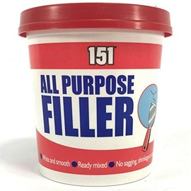 151 All Purpose Filler White Smooth Tub Ready Mixed for Interior & Exterior 600g