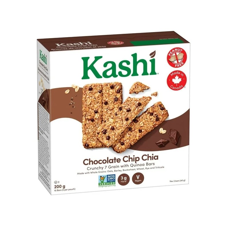 Kashi Seven Grain Chocolate Chip Chia with Quinoa Bars, 210g