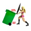 Figures Toy Company Set of 4 Trash Recycling Cans with